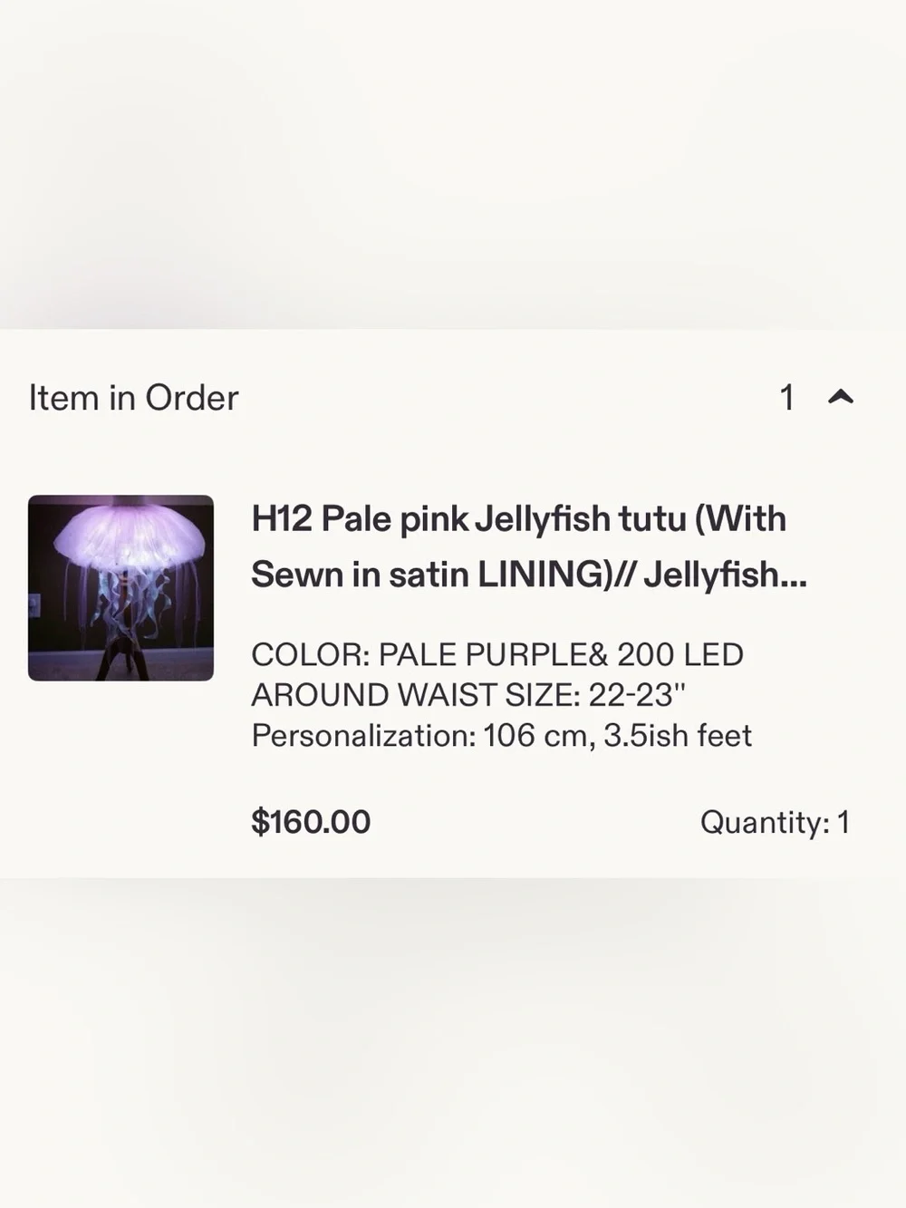Purple Jellyfish Tutu Halloween Costume 200 LED Lights